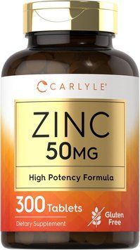 Домішка преміумкласу цинк Carlyle Zinc 50mg 300 таблеток 2574870742 фото