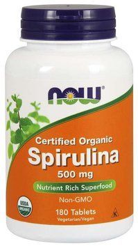 Спеціальний продукт NOW Spirulina 500 mg Tablets 180 таблеток (4384301973) 1437159035 фото