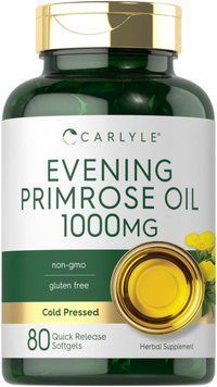 Домішка преміумкласу олива примули вечірньої Carlyle Evening Primrose Oil 1000mg 80 капсул 2798481615 фото