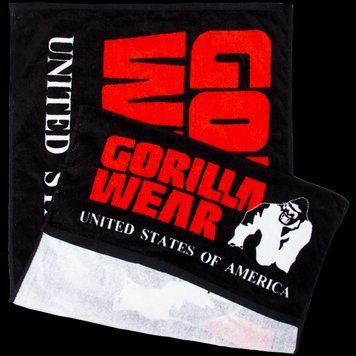 Фітнес-рушник Gorilla Wear Functional Gym Towel Black/Red (4384301923) 1060004612 фото