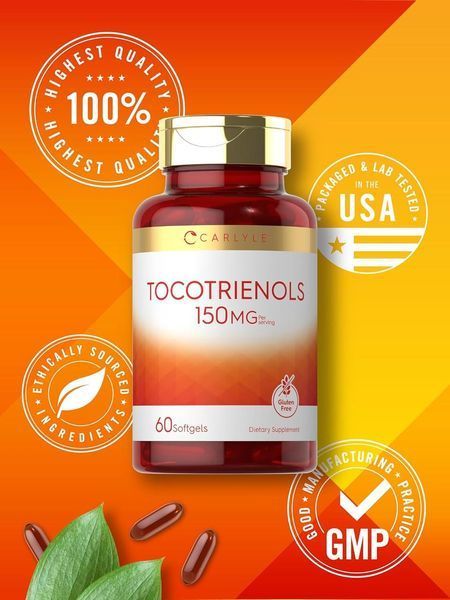 Домішка преміумкласу токістрієнтол Carlyle Tocotrienols 60 капсул 2819797956 фото