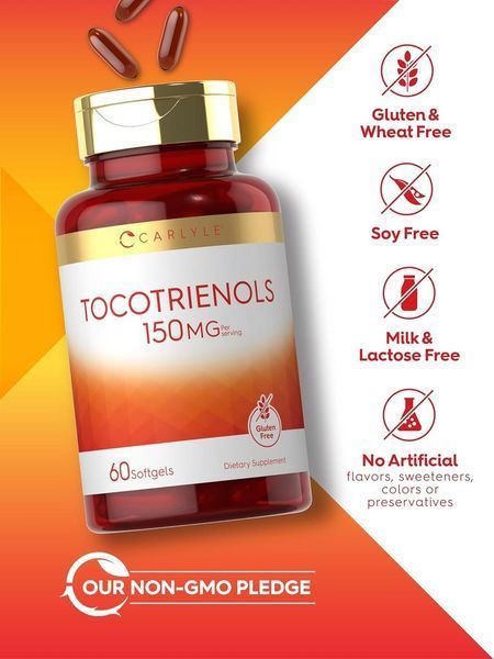 Домішка преміумкласу токістрієнтол Carlyle Tocotrienols 60 капсул 2819797956 фото