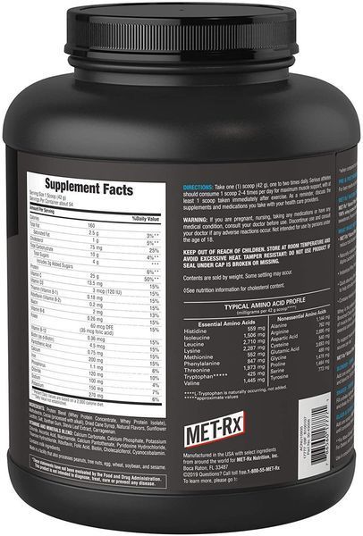Протеїн MET-Rx Natural Whey Protein Powder 2270 г (4384303753) 4384303753 фото