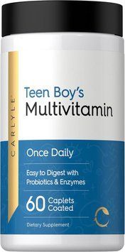 Добавка премиум-класса мультивитамины для мальчиков Carlyle Teen Multivitamin for Boys 60 таблеток 2912043892 фото