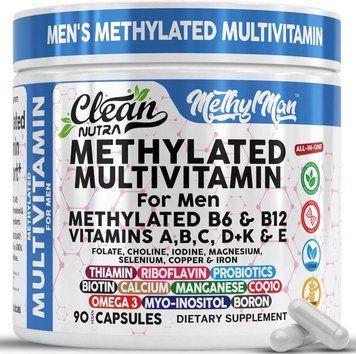 Добавка премиум-класса метилированные витамины для мужчин Clean Nutraceuticals Methylated Multivitamin for Men 90 капсул 4382392018 фото