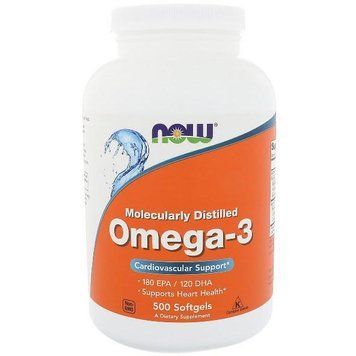 Витамины NOW Omega-3 500 капсул (4384300706) 1059999218 фото