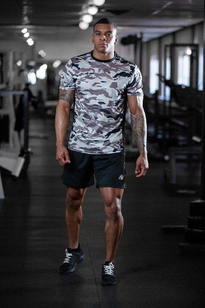 Футболка Gorilla Wear Kansas T-shirt - Beige Camo 3XL (4384302134) 4384302134 фото