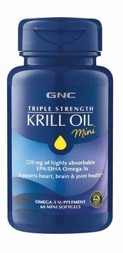 Спеціальний продукт GNC Triple Strength Krill Oil Mini 60 капсул (4384303393) 1437160684 фото