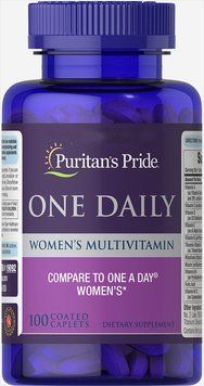 Витамины Puritan's PridePuritan's Pride One Daily Women's Multivitamin 100 таблеток (4384301457) 1437158796 фото
