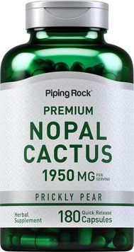 Кактус-нопаль Piping Rock Nopal Cactus 1950mg 180 капсул 2953097392 фото