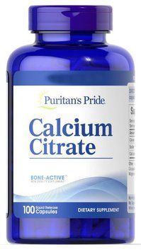 Вітаміни Puritan's Pride Calcium Citrate 100 капсул (4384301494) 1060001317 фото