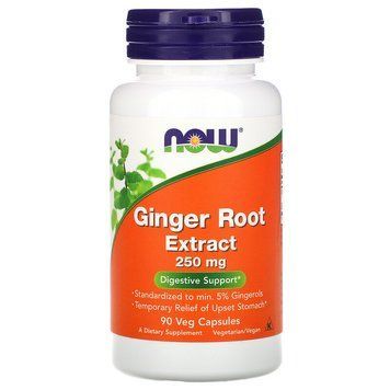 NOW Foods Ginger Root Extract 90 кап (4384303852) 1497484516 фото