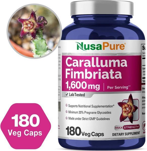 Караллума Фимбриата премиум-класса NusaPure Caralluma Fimbriata 180 капсул 2285200571 фото