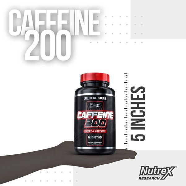 Предтренировочный комплекс Nutrex Caffeine 200 60 капсул (4384303494) 1438608968 фото