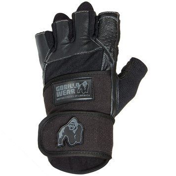 Рукавиці Gorilla Wear Dallas Wrist Wrap Gloves Black L (4384301925) 4384301925 фото