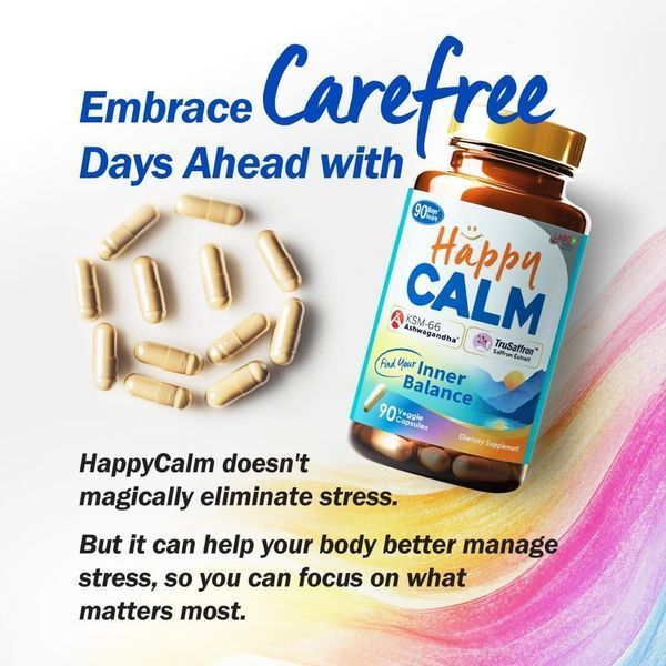 Домішка преміумкласу для зняття стресу LABO Nutrition Happy Calm 90 капсул 2449279529 фото