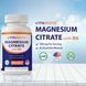 Добавка премиум-класса цитрат магния витамин B6 Vitamatic Magnesium Citrate 500mg with B6 180 капсул 4384308335 фото 3