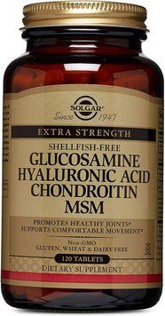 Хондропротектор Solgar Glucosamine Hyaluronic Acid Chondroitin MSM 120 таблеток (4384302467) 1125564153 фото