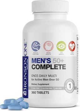 Домішка преміумкласу мультивітамінна мінеральна формула ONE Daily Mens 50+ Complete 360 таблеток 2641371430 фото