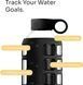 Фляга для води преміумкласу з боросилікатного скла purifyou Borosilicate Glass Water Bottle Black 946 мл 43819538448 фото 3