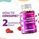 Добавка премиум-класса жевательные конфеты витамин B6 Vitamatic Vitamin B6 100mg Gummies 120 таблеток 4384308392 фото 3