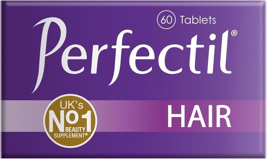 Домішка преміумкласу для росту й потовщення волосся Vitabiotics Perfectil Hair Extra Support 60 таблеток 2913205100 фото