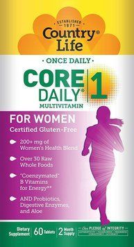 Country Life Core Daily-1 for Women 60 таб (4384304257) 1684741411 фото