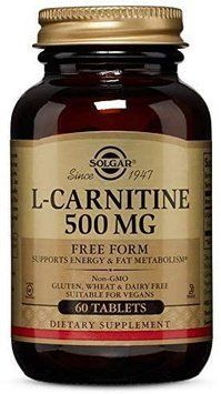 Жиросжигатель Solgar L-Carnitine 60 таблеток (4384302793) 4384302793 фото