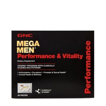 Вітаміни GNC Mega Men Performance & Vitality Vitapak 30 пакетів (4384303295) 1437160566 фото