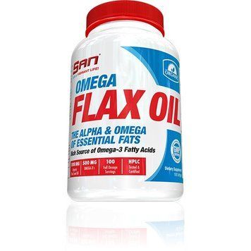 Витамины SAN Omega Flax Oil 200 капсул (4384301322) 4384301322 фото