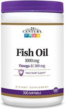 21st Century Fish Oil 1000 mg 300 капсул (4384304157) 1589283452 фото