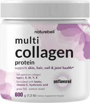 Мультиколлагеновая добавка премиум-класса NatureBell Multi Collagen Powder 600 г 4384307336 фото