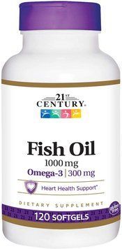 21st Century Fish Oil 1000 mg 120 капсул (4384304158) 1589283453 фото