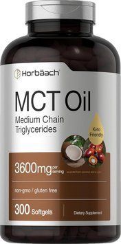 Домішка преміумкласу кокосова олія Horb&auml;ach Keto MCT Oil 300 капсул 2499919115 фото