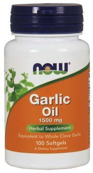 Спеціальний продукт NOW Garlic Oil 1500 mg Softgels 100 капсул (4384301378) 1060001206 фото