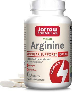 Jarrow Formulas Arginine 1000 mg 100 таблеток (4384304208) 1684696875 фото