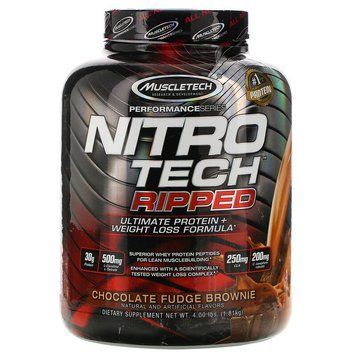 Протеин MuscleTech Nitro-Tech Ripped 1810 г (4384303755) 1484204157 фото