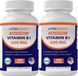 Добавка премиум-класса витамин B1 Vitamatic Vitamin B1 Thiamine 500mg 240 капсул 4384308344 фото 1